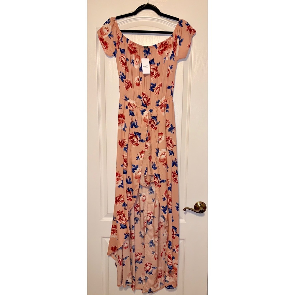 Rue 21 Split Romper Maxi Dress